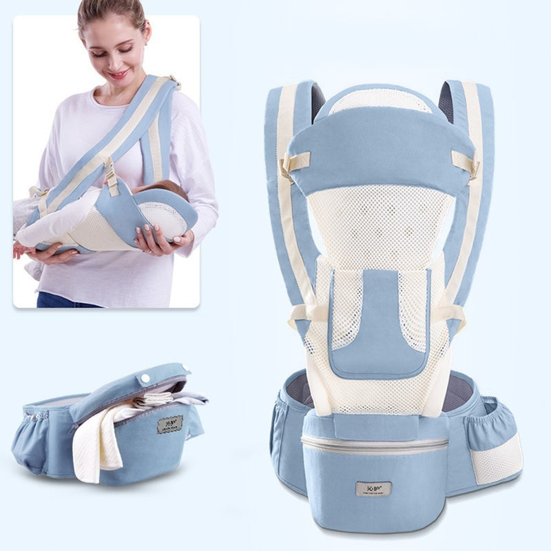 HipSeatCarrier - Mochila de bebê com suporte para viagens