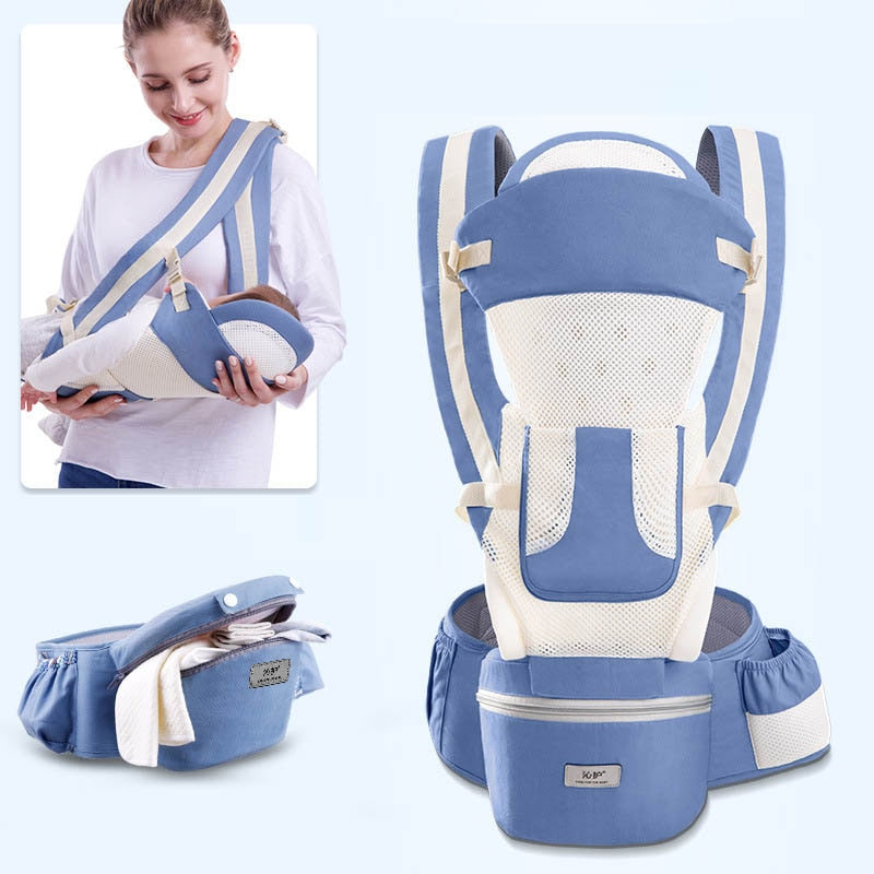 HipSeatCarrier - Mochila de bebê com suporte para viagens