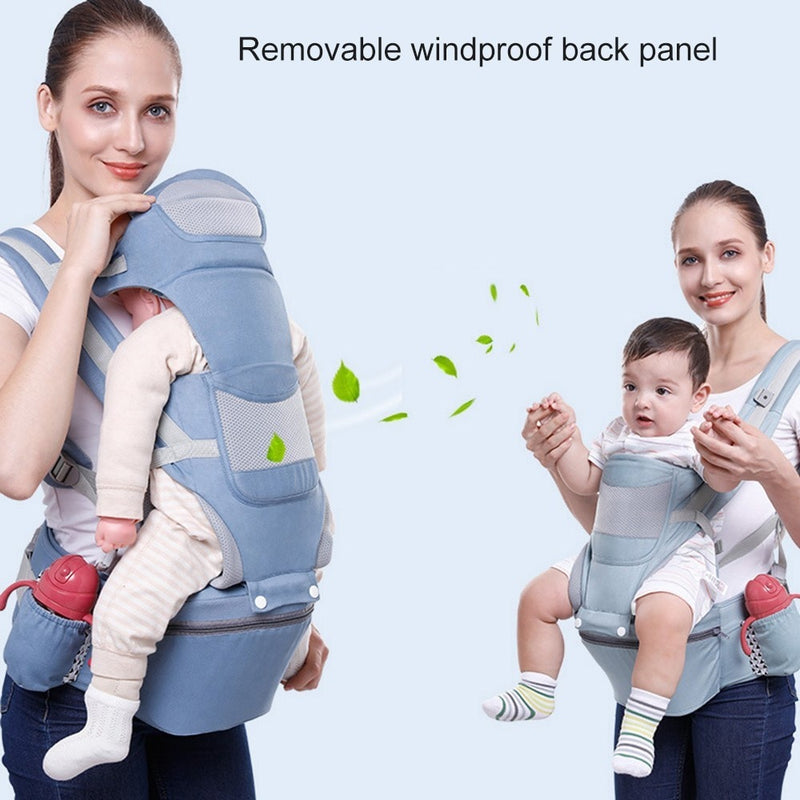 HipSeatCarrier - Mochila de bebê com suporte para viagens